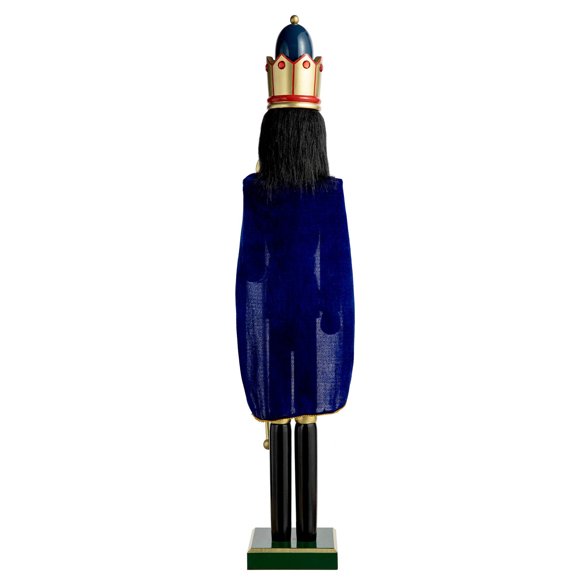 Glitzhome® 3ft. Wooden Christmas King Nutcracker